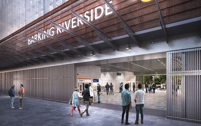 barking riverside rail extension